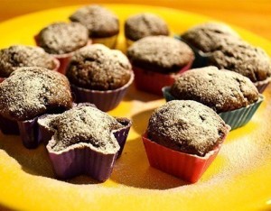 Muffin sani al cacao per Halloween