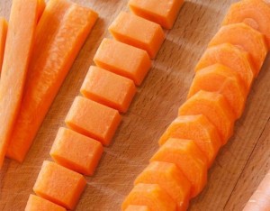 Come tagliare  le carote