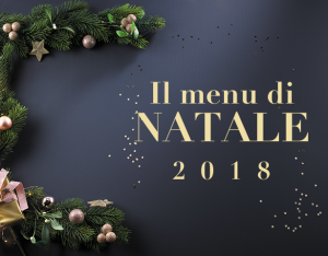 Il menu di Natale 2018